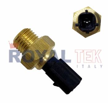 BULBO SENSOR TEMPERATURA DE AGUA ROYALTEK AISLANTE NEGRO / MERCEDES BENZ CAMIONES --- OEM A6955427117